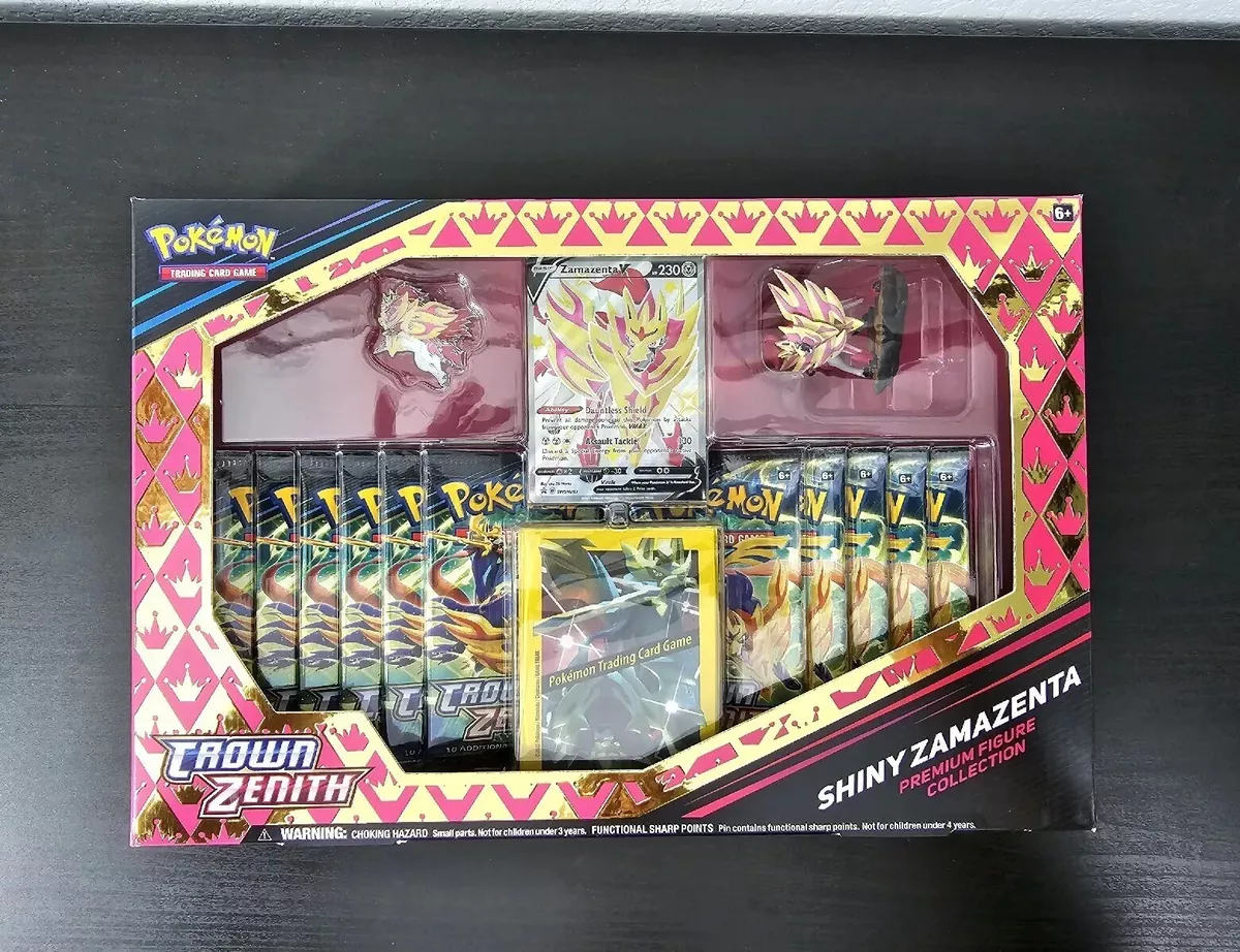  Pokemon Crown Zenith Shiny Zamazenta Premium Figure