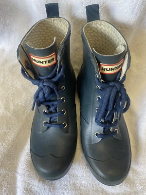 HUNTER Kids Size Wellington Boys Girls Wellys Rain Snow Lace