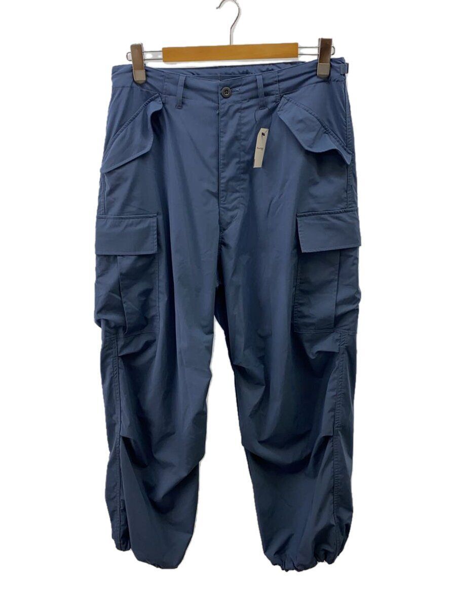FreshService Cargo Pants M Polyester Blue Solid FSC242-40032 Used 