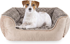 JOEJOY Rectangle Dog Bed for Large Medium Small Dogs Machine Washable Sleeping D