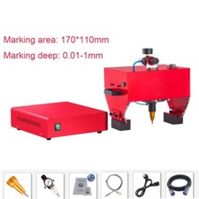 170 110mm Portable Pneumatic Dot Peen Marking Machine For VIN Code Metal Parts
