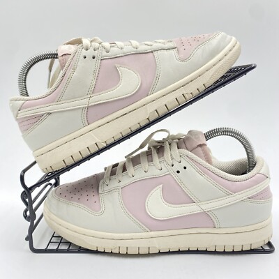 Nike Dunk Low Grey Pink Trainers Size UK Womens Leather Gym DD1873-001  UK