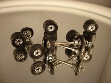 T-JET w/Skinny fronts WILD ONES Chrome STYLE TIRE  WHEEL LOT of 3 Sets