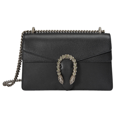 ★GUCCI★DIONYSUS レザーバッグ ブラック GUCCI Black Dionysus Leather Mini Bag – Luxury Labels