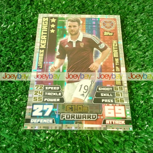 14/15 SPFL HUNDRED CLUB LTD EDITION MAN OF THE MATCH ATTAX CARD 2014 2015 SPL - Picture 26 of 35