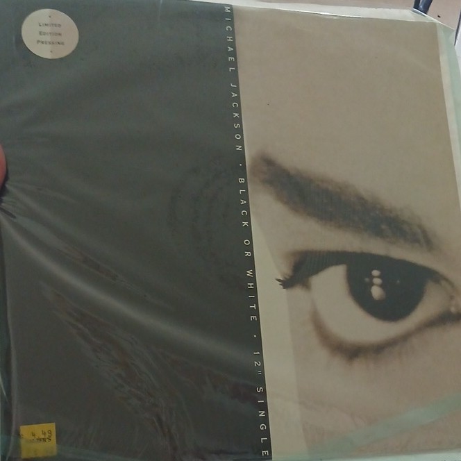 Michael Jackson Black or White 12" Single Vinyl Record Limited Edition