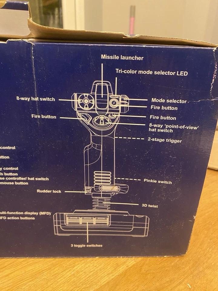 Saitek X52 Flight Control System Set for PC Boxed - Image 4 of 4