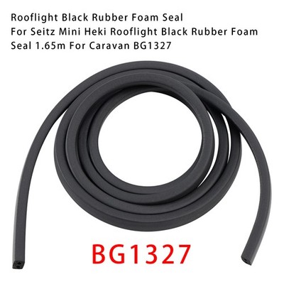 Rooflight Black Rubber Foam Seal 1.65m BG1327 Für Heki Mini.