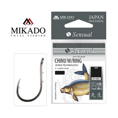 8 x MIKADO CHINU starke Angelhaken Gr. 4 zusätzliche Widerhaken (0,46 EUR/St.)