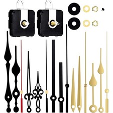 Goldene DIY Uhrwerk-Set, Quarz-Ersatzteile für Wanduhren, leises Mechanismus,...