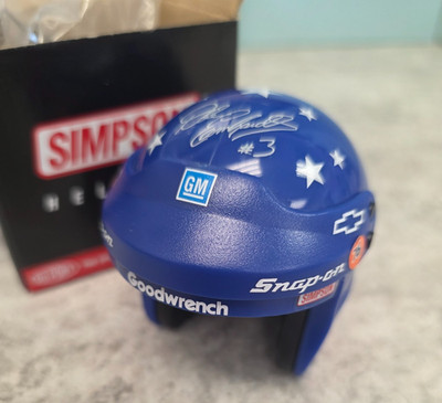 Dale Earnhardt Simpson Helmets GM Goodwrench Mini NASCAR Racing Helmet NIB
