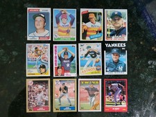 12 Card Lot Joe Niekro Braves, Astros, Yankees, Twins - Excellent condition