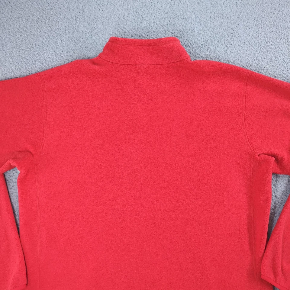 Pullover Mountain Hardwear Para Hombres XL Rojo Cuarto Cremallera Polar Aire Libre Senderismo OM7723 Foto 4 de 4