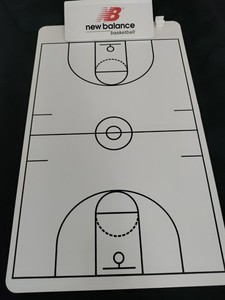 New Balance Basketball Play DryErase  Basketball Playmaker Board Coach Clipboard