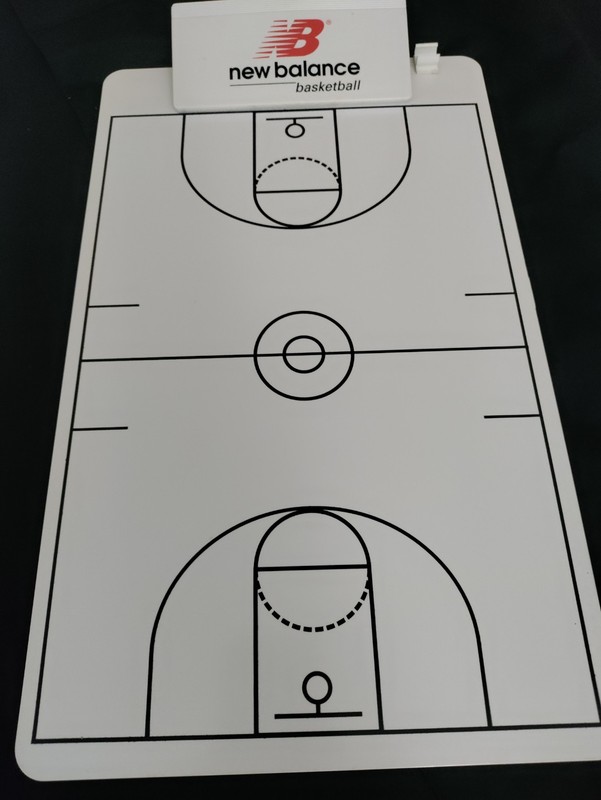New Balance Basketball Play DryErase  Basketball Playmaker Board Coach Clipboard