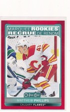 2021-22 O PEE CHEE RED MARQUEE ROOKIES MATTHEWS PHILLIPS #633