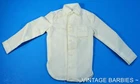 Vintage Ken Doll White Dress Shirt Excellent ~ 1960's
