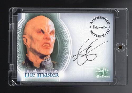 2005 Buffy the Vampire Slayer MARK METCALF - The Master - Authentic Autograph A3