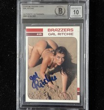 Gal Ritchie Custom Trading Card Beckett Slabbed Autograph Grade 10