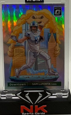 2024 PANINI DONRUSS OPTIC SAM LAPORTA  #6 DOWNTOWN PRIZM SSP LIONS