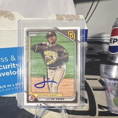 Topps 2024 Bowman Draft Leo De Vries Padres IP Auto BD-106