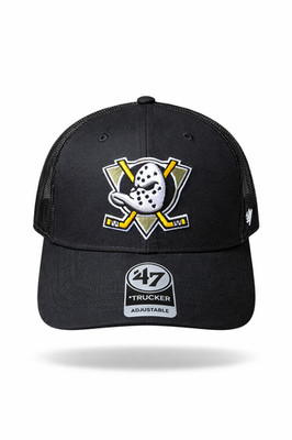 47 Brand Anaheim Ducks Black Ballpark Trucker Cap Mütze Kappe