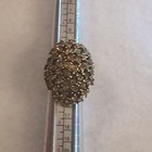 Gold Tone Rhinestone Cocktail Ring — photo 1