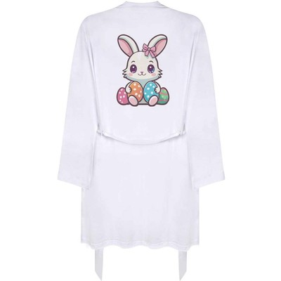 'Easter Bunny Kawaii Style' Adult Dressing Robe / Gown (RO045279)