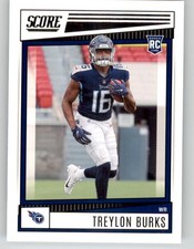 2022 Panini Score Treylon Burks RC #380 TEN