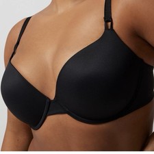 NWT Soma Embraceable Tailored Push Up Black Bra 38B