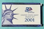 2001 S United States Mint 10 Coin  Proof Set Original Box With COA — photo 1