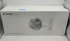 Level Lock The Invisible Smart Lock Keyless Entry Matte Black C4 SKU C-E14U