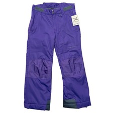 Arctix Kid Snow Pants L 14 16 Purple Reinforced Water Repellent Flaw