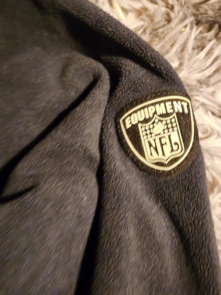 Vintage 90s Y2K Reebok NFL Equipment Houston Texans Long Sleeve Fleece Shirt XL - Image 2 of 4