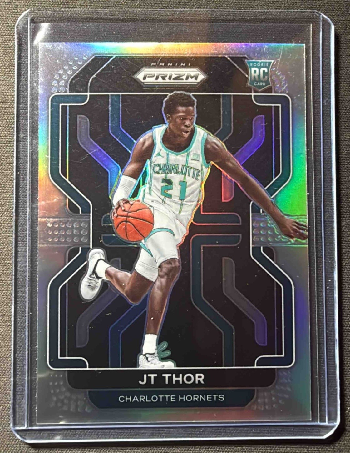 2021-22 Panini Prizm JT Thor Silver Prizm #272 Hornets RC