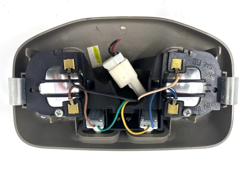 1998-2001 Nissan Xterra Frontier cúpula luz superior interior marrom claro fabricante de equipamento original - Imagem 2 de 2