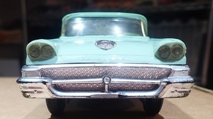 AMT promo car 1958 Ford Fairlane 500 convertible original green/white