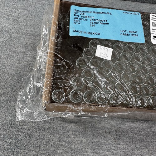 SIEMENS IMMULATE 2000 SYSTEMS - 9737609014 Clear Glass Vial - Picture 3 of 9