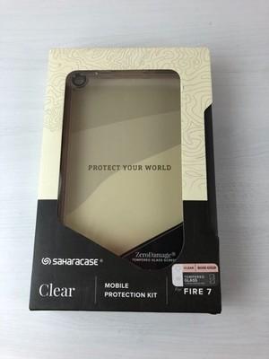 SaharaCase - Mobile Protection Kit for Amazon Fire 7 - Clear - New