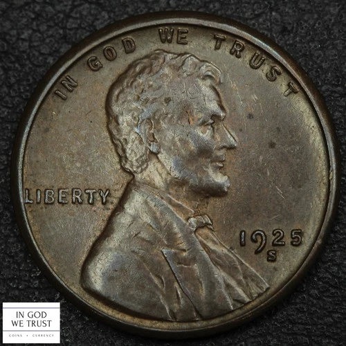1925 S Lincoln Wheat Copper Cent 1C (Gorgeous CH AU Choice Almost Uncirculated)