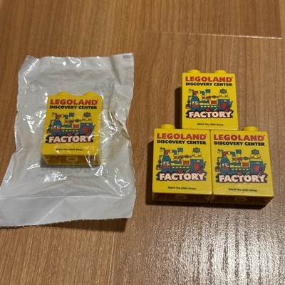 Lot of 4 Lego 2016 Legoland Discovery Center Promotional Factory Bricks (RARE)