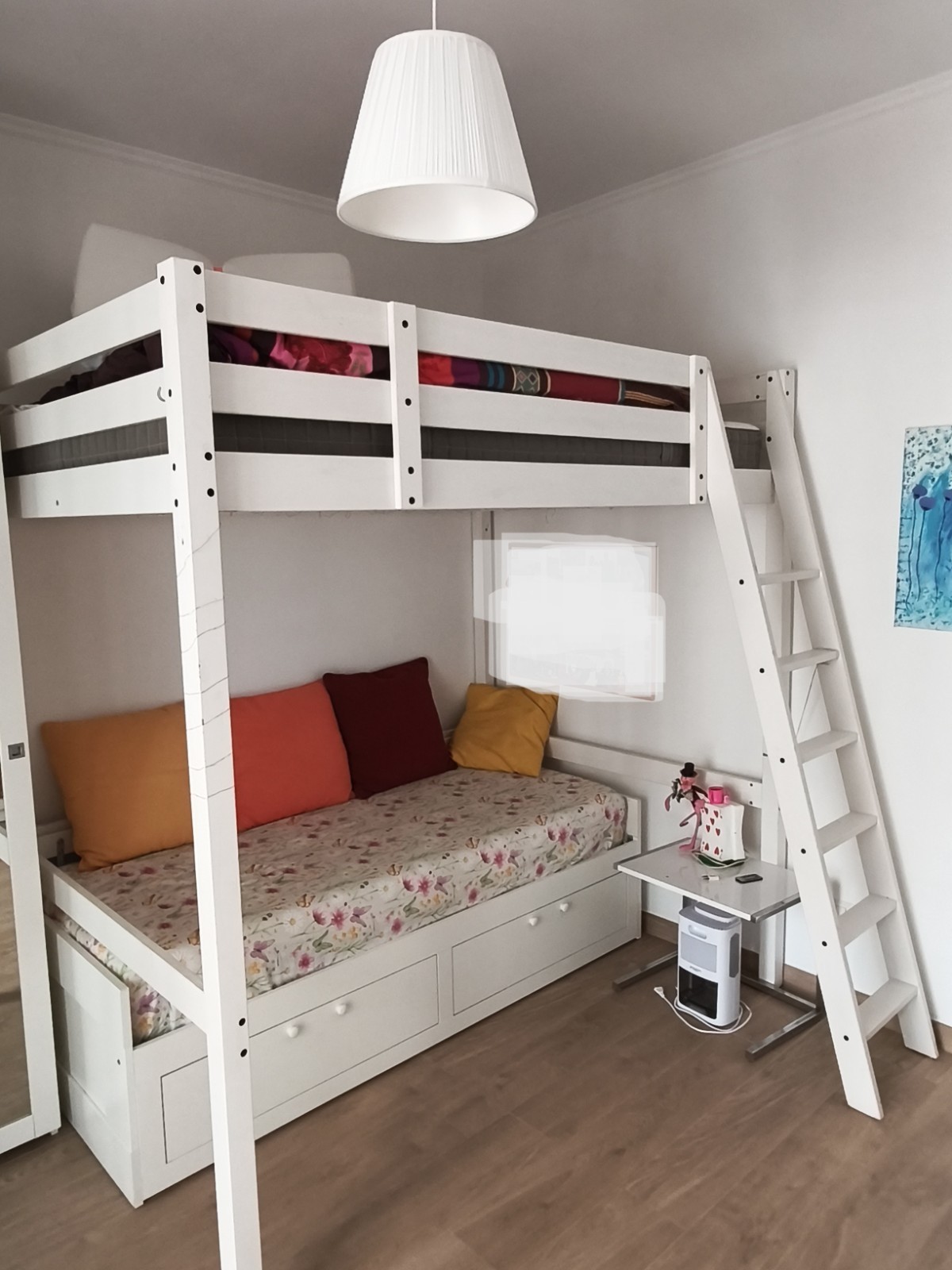 Letto a soppalco IKEA STORÅ 140x200 + materasso MORGEDAL