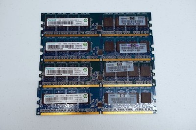 4GB (4x1GB) PC2 6400 DDR2-800 RAMAXEL EPLIDA HP 404574-888 Memory Kit