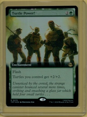 Turtle Power! (Extended Art) TMT 275 Foil R NM