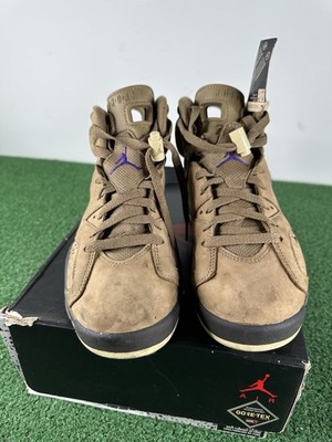 Size 8W/6.5M - Air Jordan 6 Retro GORE-TEX Brown Kelp - Very Used