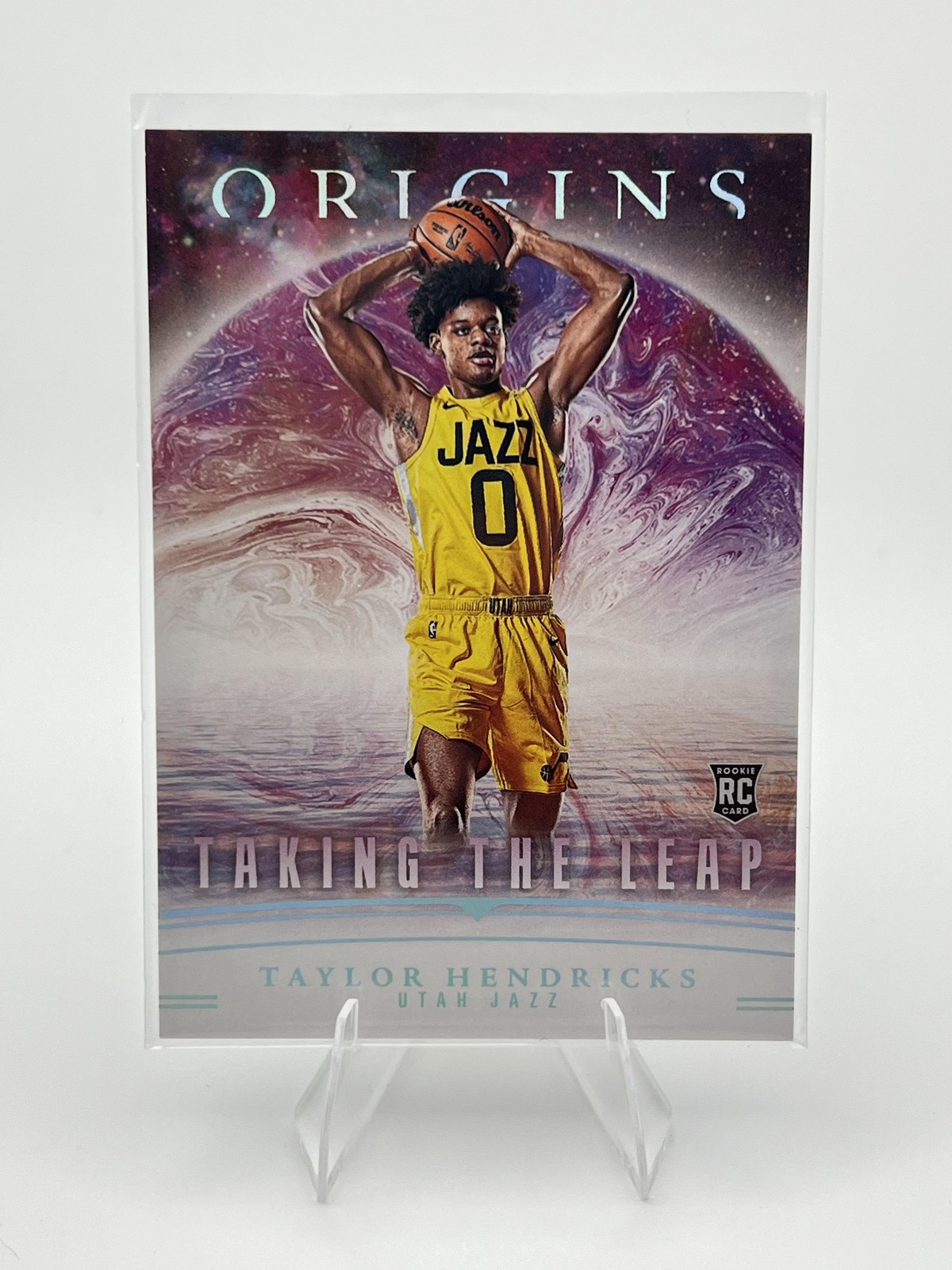 Taylor Hendricks 2023-24 Panini Origins #16 Taking the Leap Rookie Utah Jazz