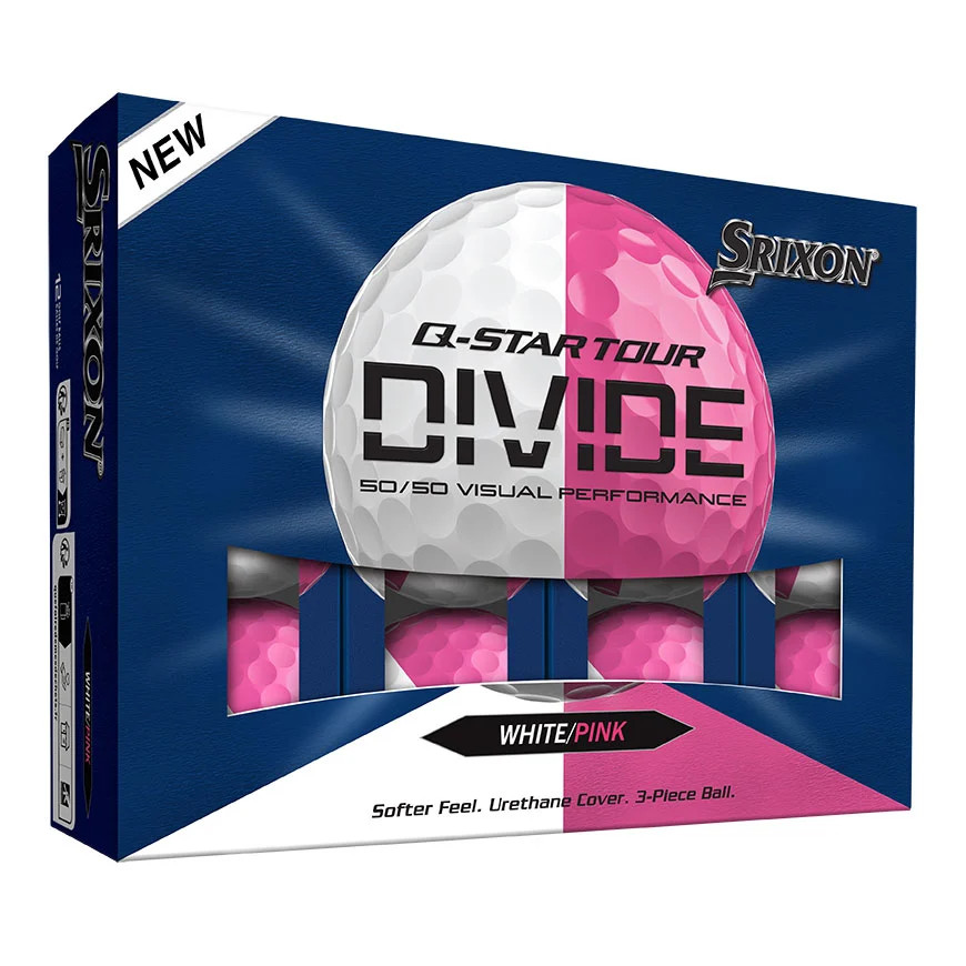Srixon Q-Star Tour Divide 2026 Golfblle Wei Pink 12er Pack 8790₽