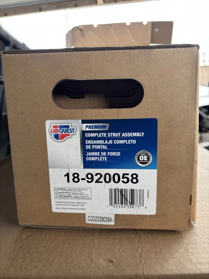 Conjunto de puntal delantero CARQUEST para Cadillac SRX 10-16. 18-920058. Intercambiable Foto 4 de 4