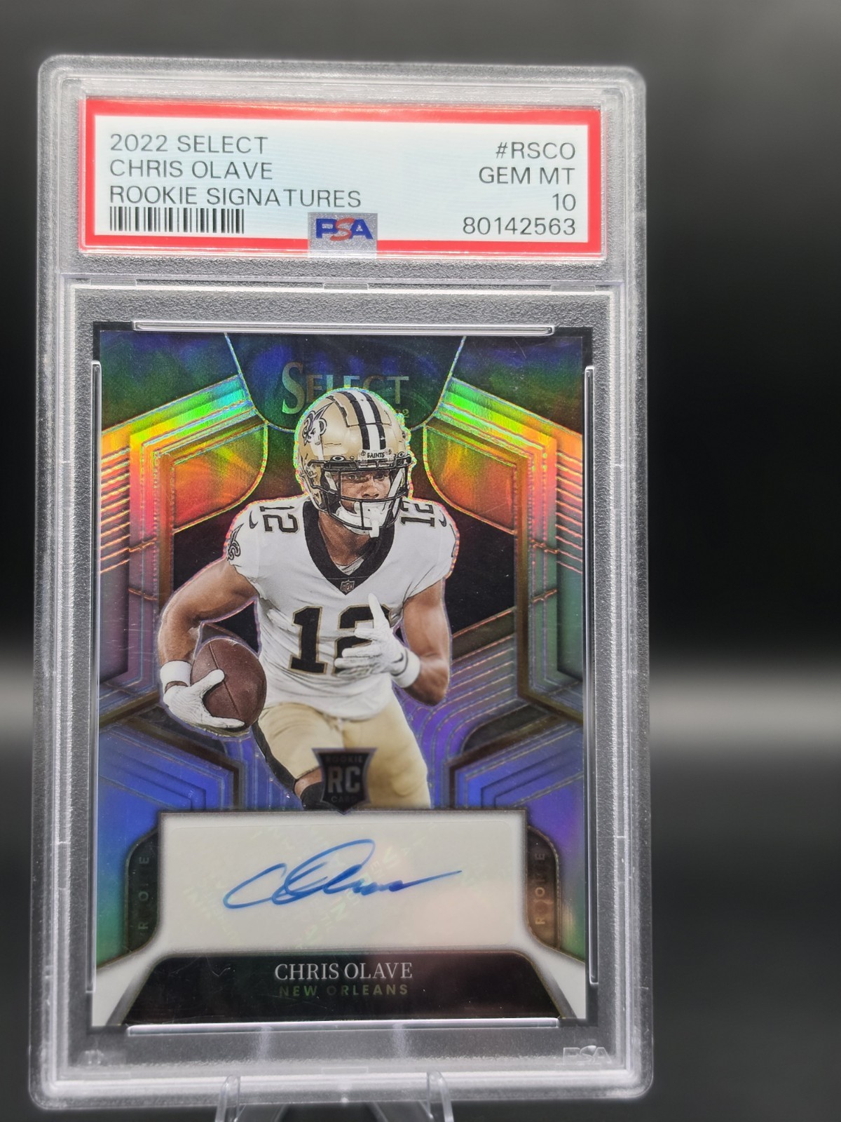 Chris Olave Panini Select Rookie Signatures #RSCO Base