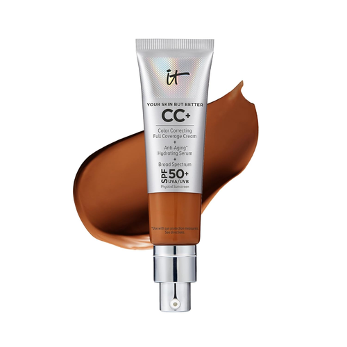 IT Cosmetics CC+ Cream - Natural Full Coverage Foundation with SPF 50+, Color Co - Picture 14 of 42